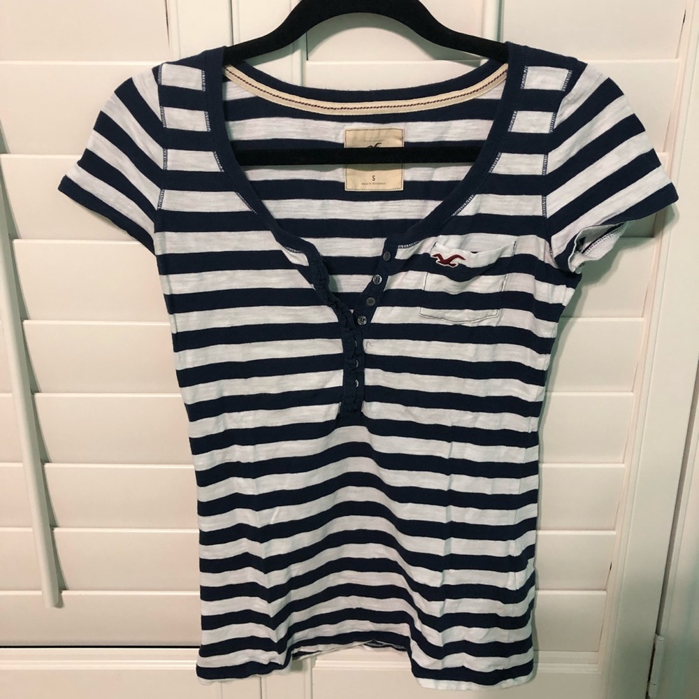 Hollister striped top